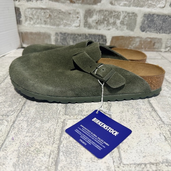 Birkenstock Shoes - Birkenstock New w/o Box Boston Modern Suede Leather Thyme 40-9